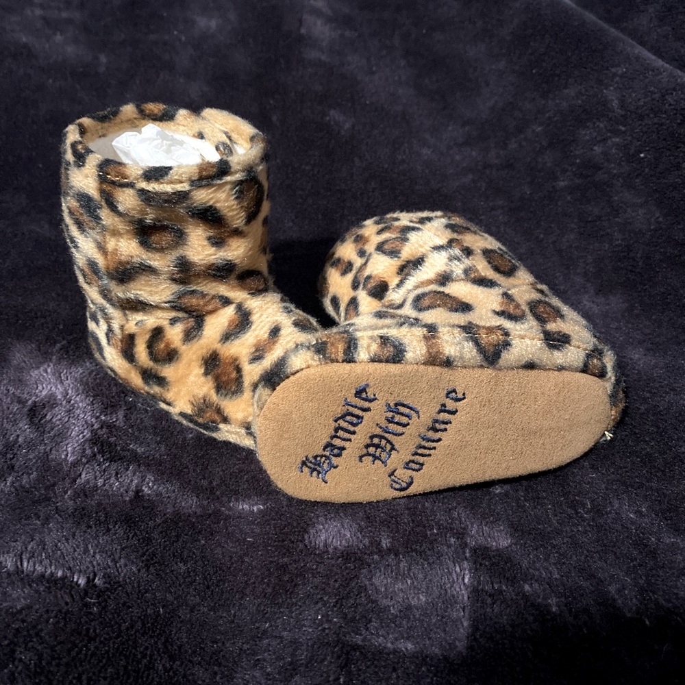 **Brand New** Juicy Couture Baby Leopard Print Boots